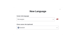 Teamtailor offers multi-language support