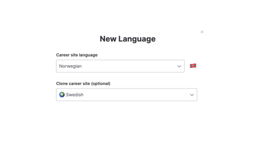 Teamtailor offers multi-language support