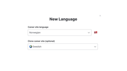 Teamtailor offers multi-language support