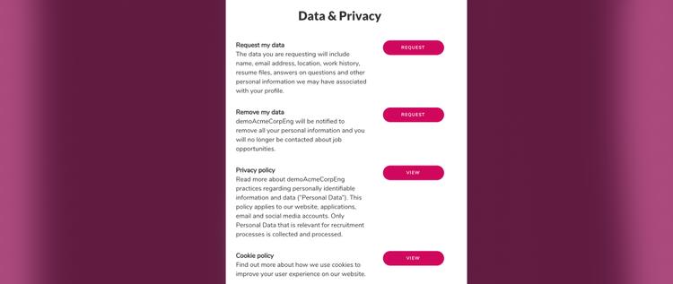 Data & Privacy