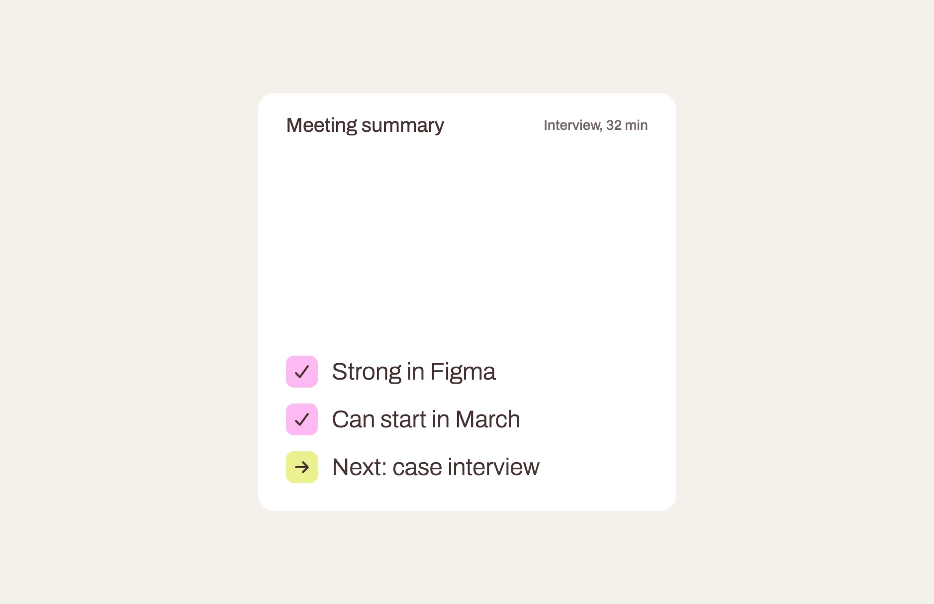 Meetingsamenvattingen