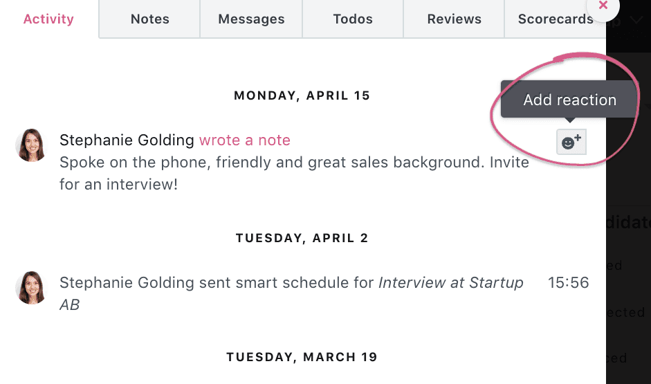 emojis add reaction