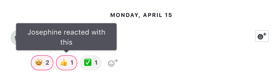 emojis reactions